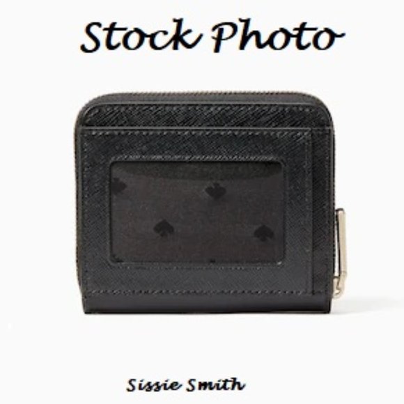 ♠️ Kate Spade ♠️ Staci Small Black Zip Around Wallet🌸 - Picture 7 of 7